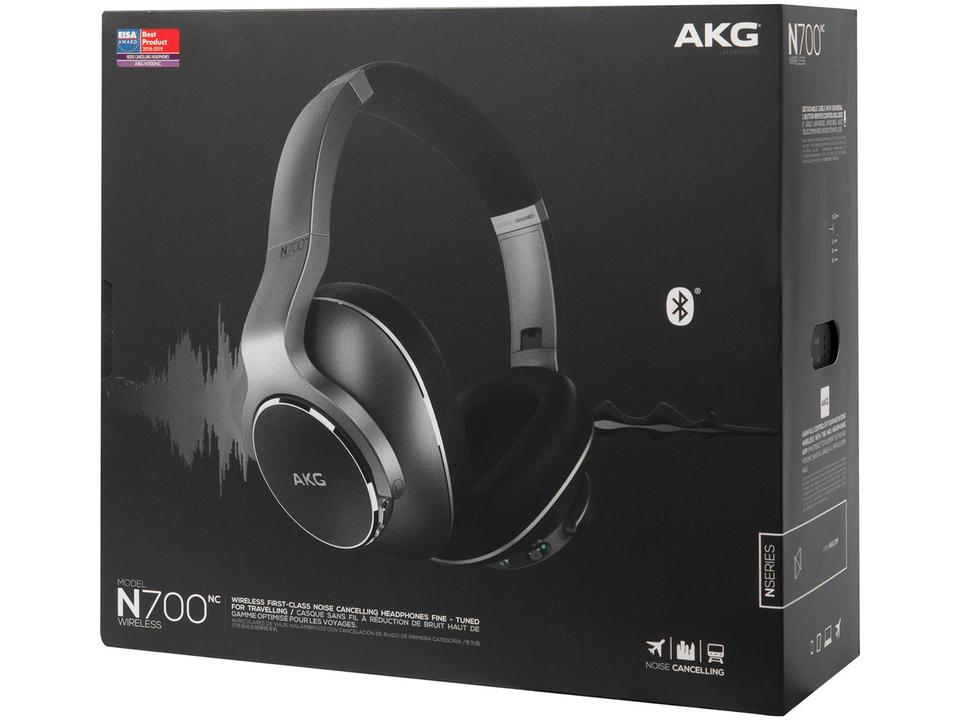 Headphone Bluetooth AKG N700 Prata - 8