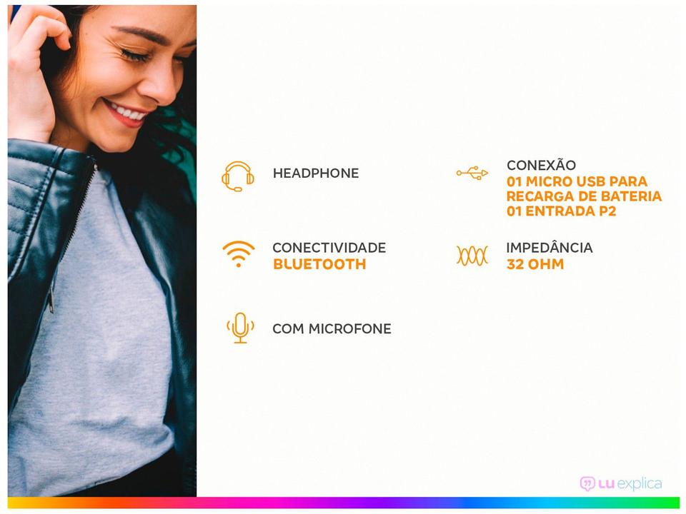 Headphone Bluetooth AKG Y500 Preto - 1