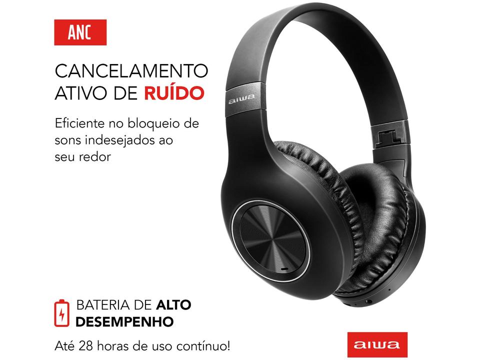 Headphone Bluetooth Esportivo Aiwa AWS-HP-02-B - Preto - 2