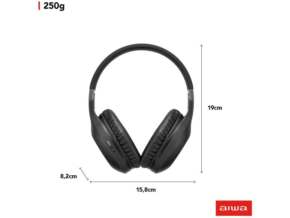Headphone Bluetooth Esportivo Aiwa AWS-HP-02-B - Preto - 7