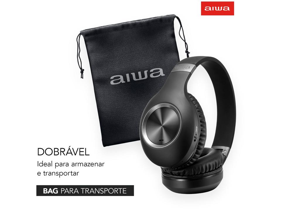 Headphone Bluetooth Esportivo Aiwa AWS-HP-02-B - Preto - 4