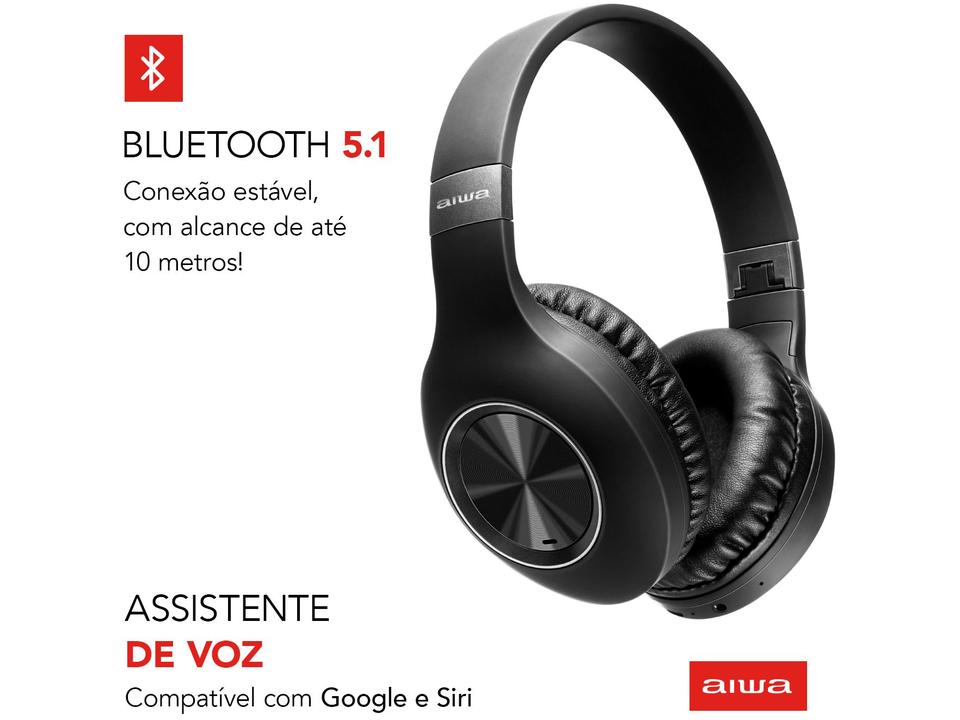 Headphone Bluetooth Esportivo Aiwa AWS-HP-02-B - Preto - 6