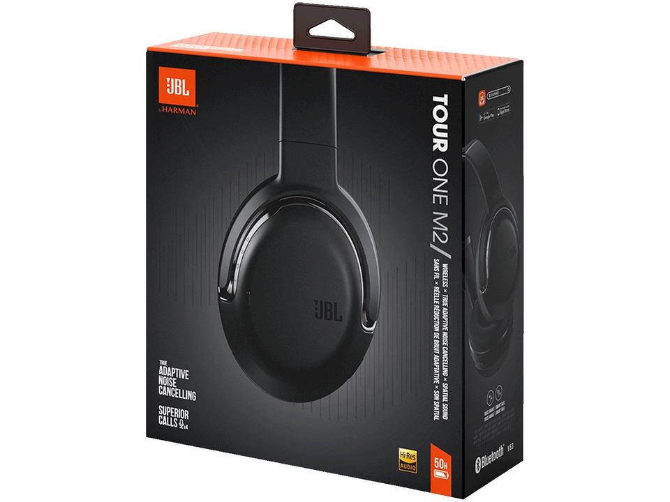 Headphone Bluetooth JBL Tour One M2 Preto com Estojo de Viagem - 12