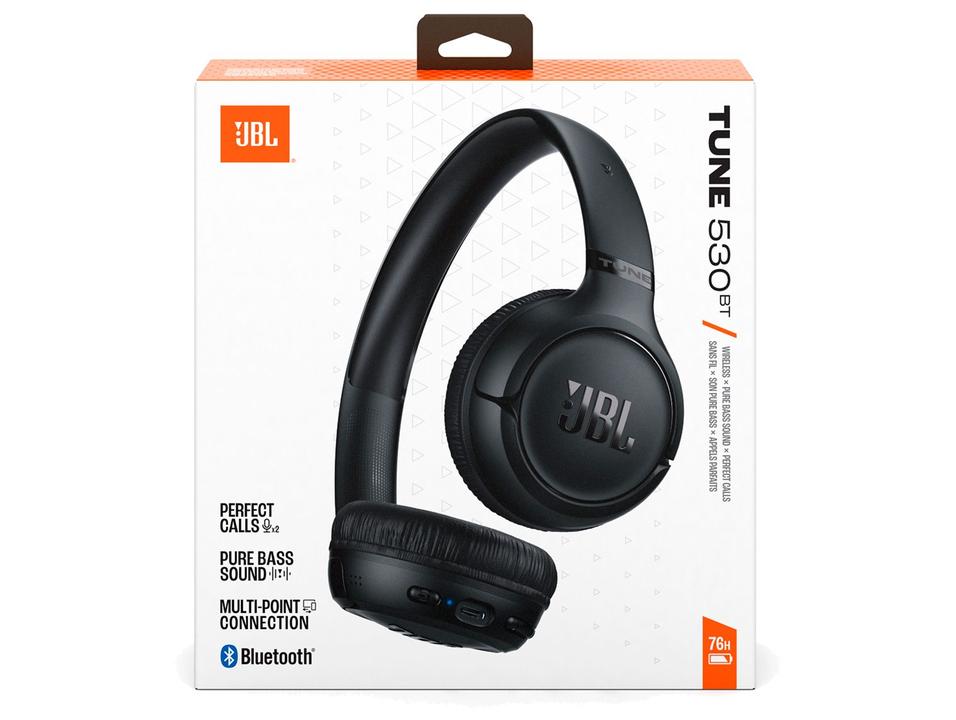 Headphone Bluetooth JBL Tune 530BT com Microfone Preto - 10