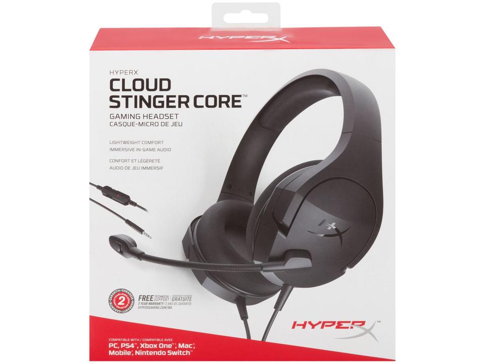 Headset Gamer HyperX P2 Cloud Stinger Core - 8