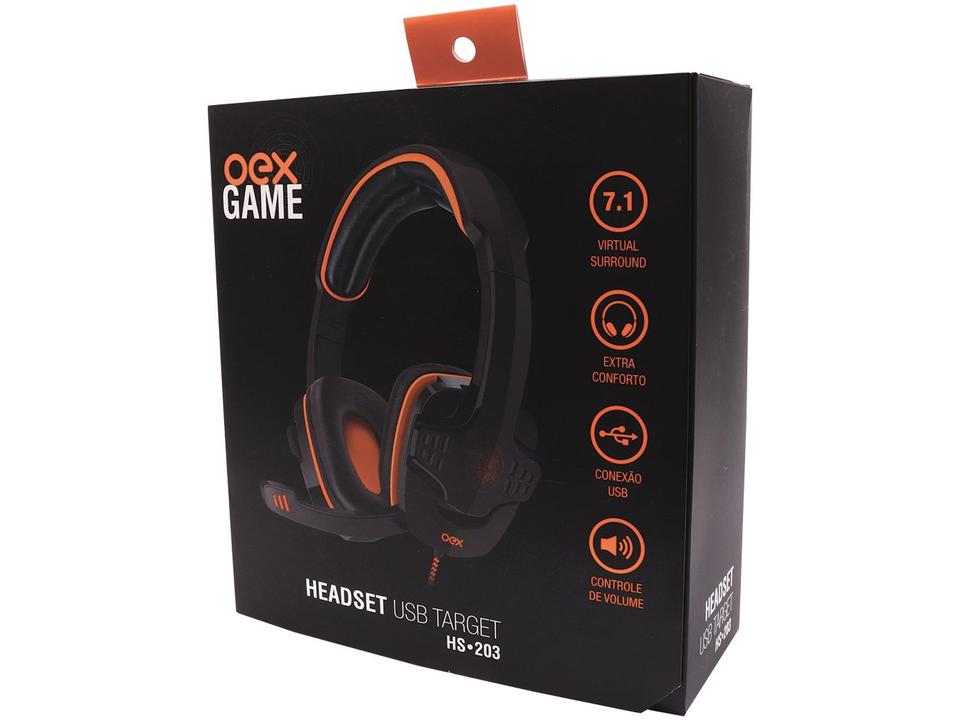 Headset Gamer para PC OEX - Target HS203 - 5
