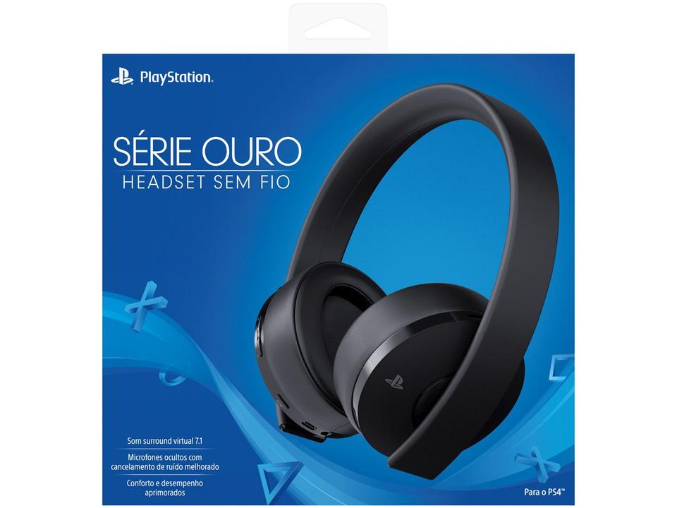 Headset Gamer Sony - Série Ouro PS4 e PS4 VR - 9