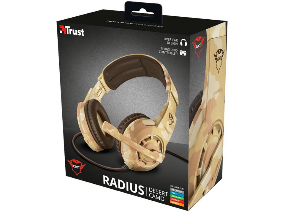 Headset Gamer Trust 2.0 GXT 310 Radius - 10