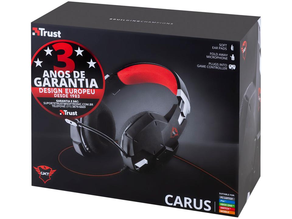 Headset Gamer Trust - GXT 322 Carus - 10