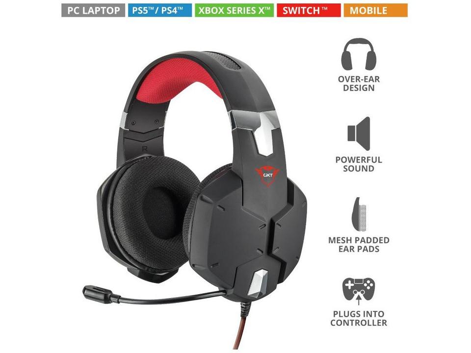 Headset Gamer Trust - GXT 322 Carus - 12