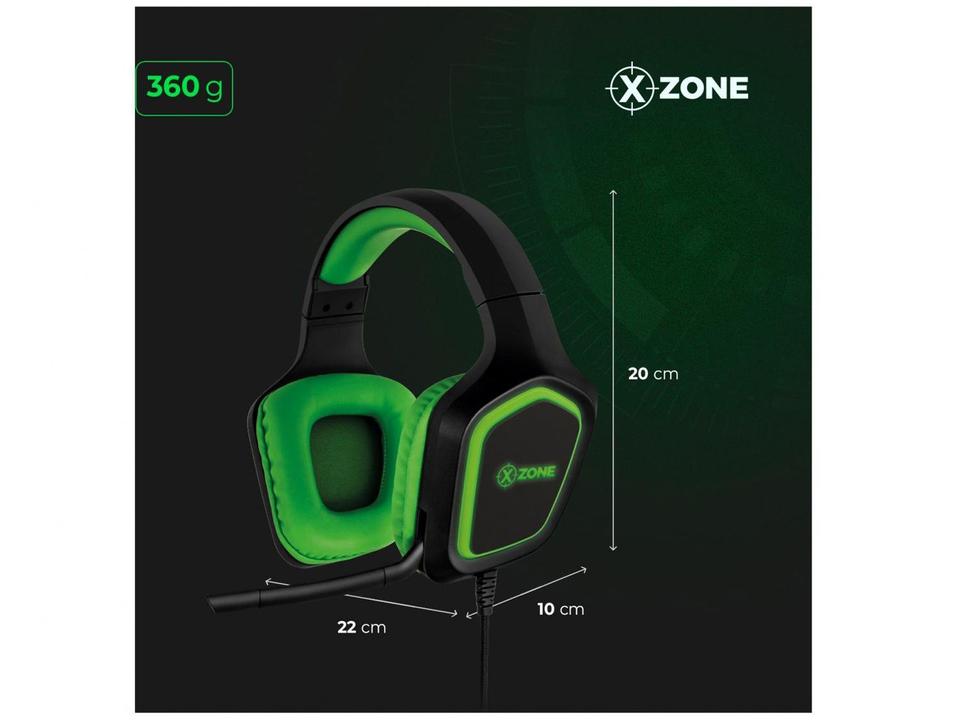 Headset Gamer XZONE GHS-02 - para PC Xbox PS4 Smartphone - 20