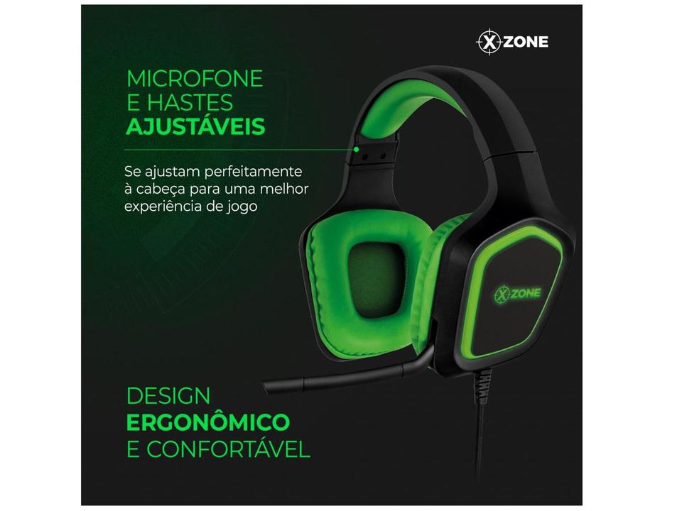 Headset Gamer XZONE GHS-02 - para PC Xbox PS4 Smartphone - 14