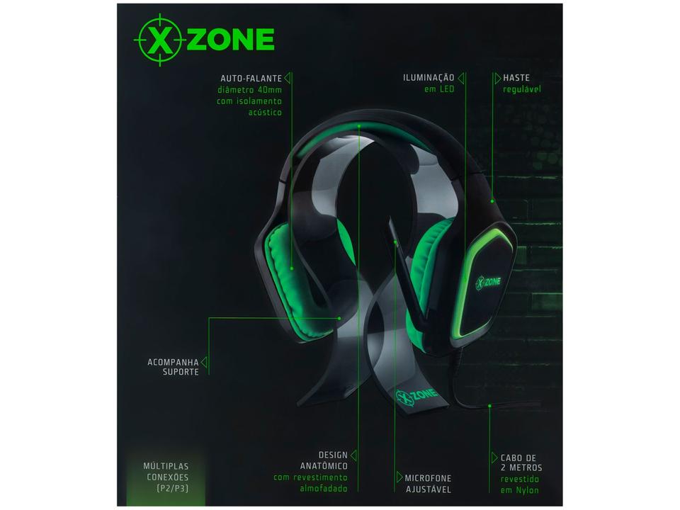 Headset Gamer XZONE GHS-02 - para PC Xbox PS4 Smartphone - 13