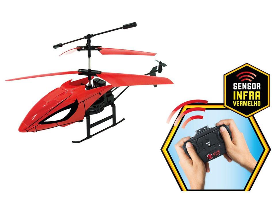 Helicóptero de Controle Remoto Marvel Homem-Aranha - 1