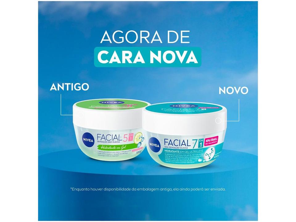 Hidratante Facial em Gel NIVEA Ultraleve 7 em 1 100g - 2