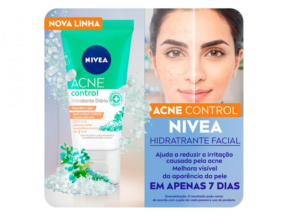 Hidratante Facial Nivea Acne Control 50ml - 6