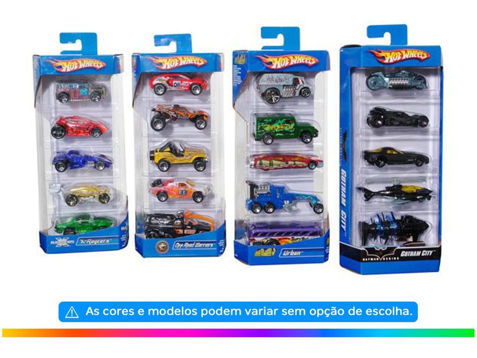 Hot Wheels Hot Wheels Die Cast Pacote Surpresa 5 Carros - 1