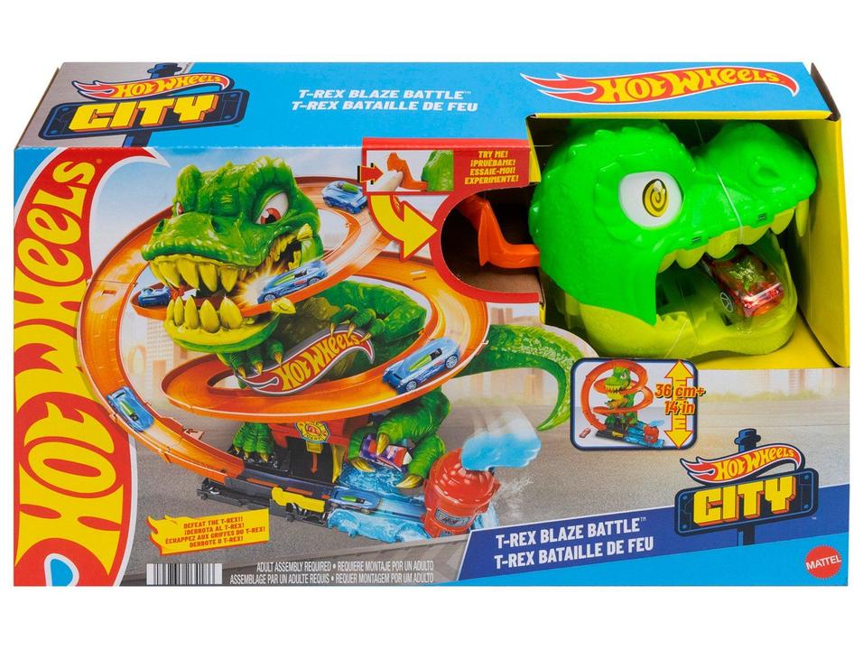 Hot Wheels T-Rex x Quartel de Bombeiros - 3
