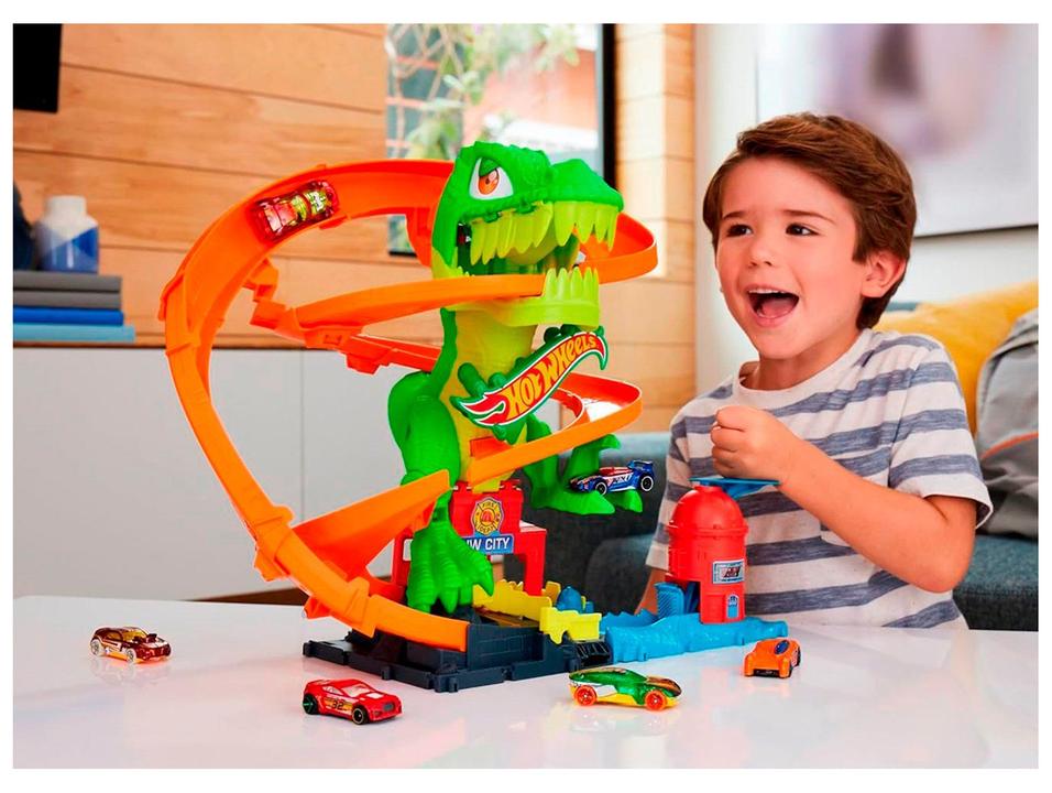 Hot Wheels T-Rex x Quartel de Bombeiros - 1