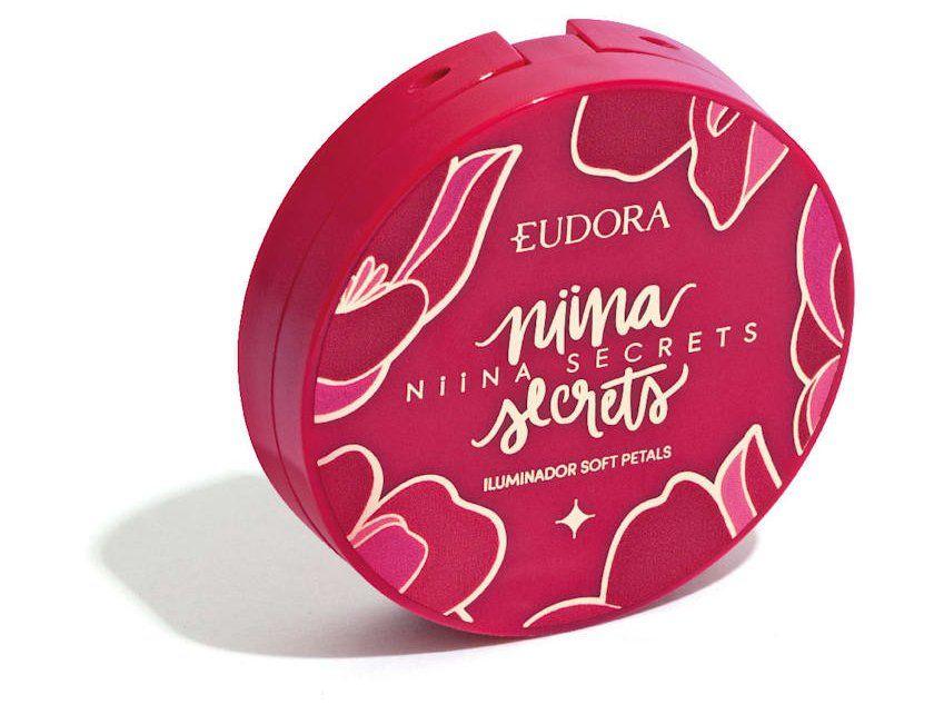 Iluminador Facial Eudora Rosa Suave Niina Secrets Soft Petals 3g - 5