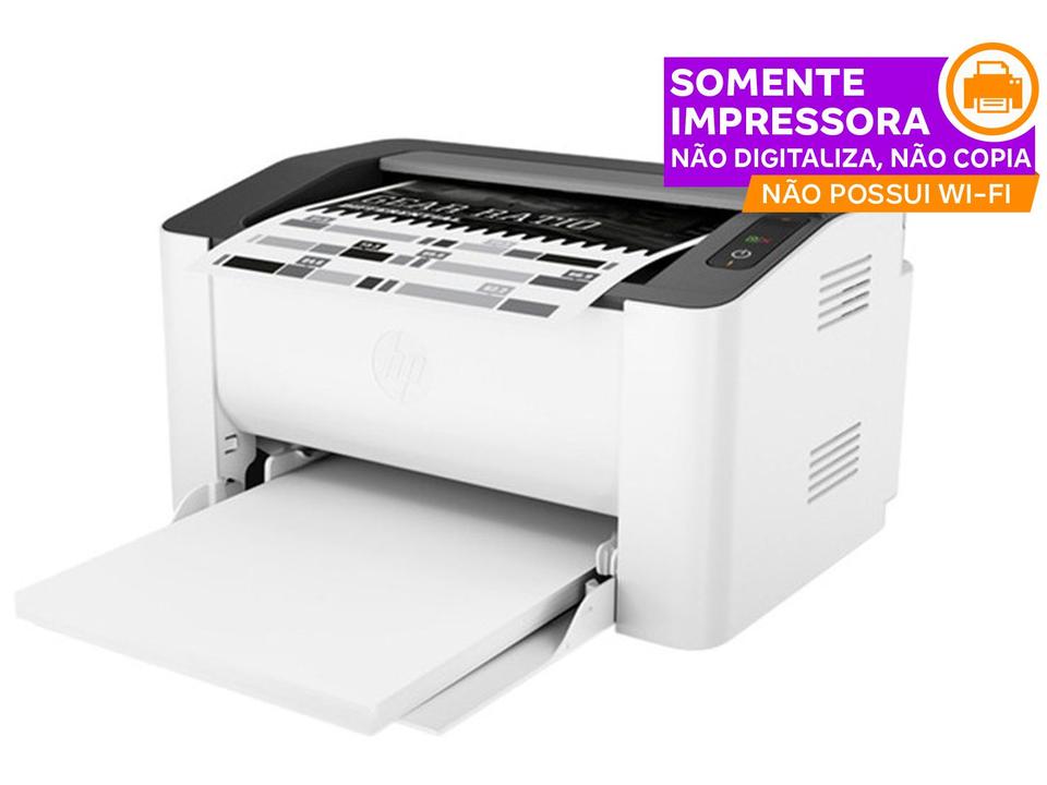 Impressora HP Laser 107A Preto e Branco - 1