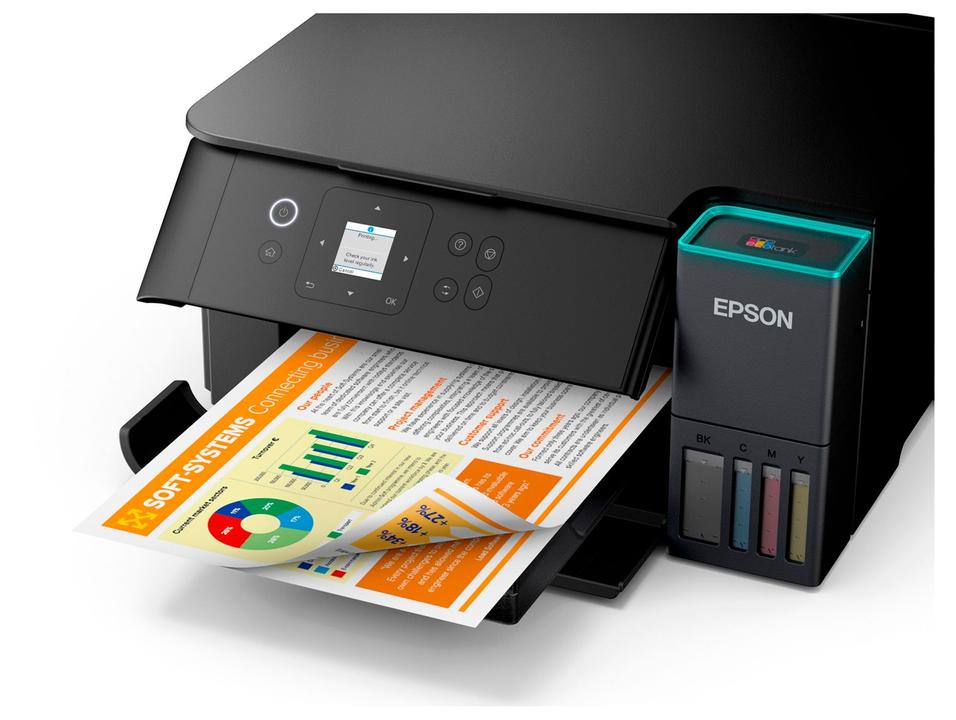 Impressora Multifuncional Epson EcoTank L4360 Tanque de Tinta Frente e Verso Automático Colorida Wi-Fi USB - 17