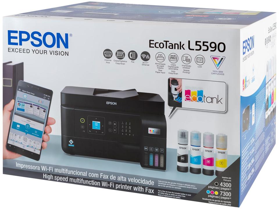 Impressora Multifuncional Epson Ecotank L5590 - 14
