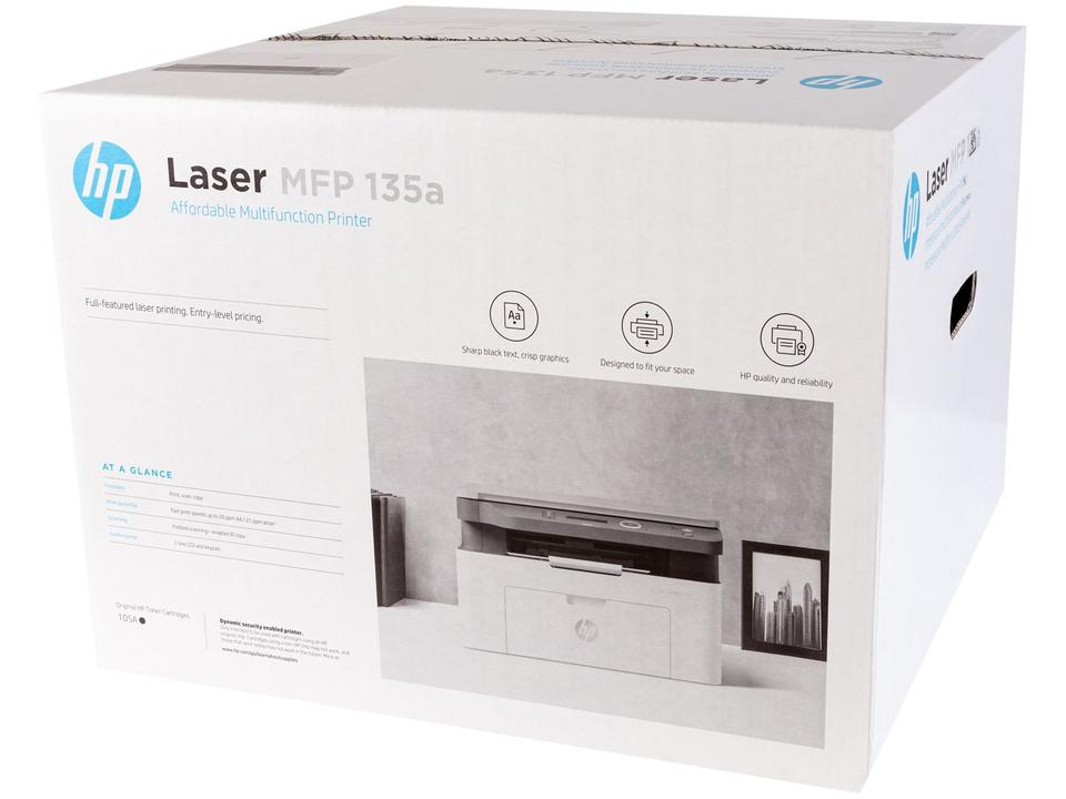 Impressora Multifuncional HP Laser 135A - 12