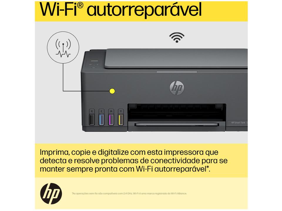 Impressora Multifuncional HP Smart Tank 581 Wi-Fi - 8