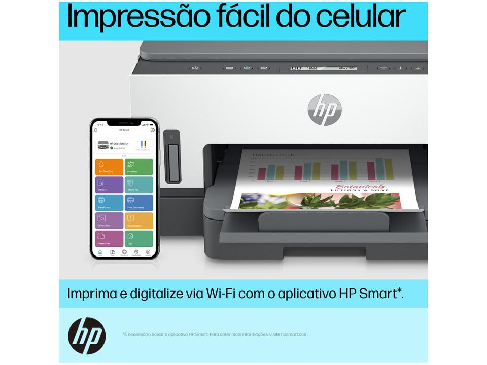 Impressora Multifuncional HP Smart Tank 724 Wi-Fi - 7