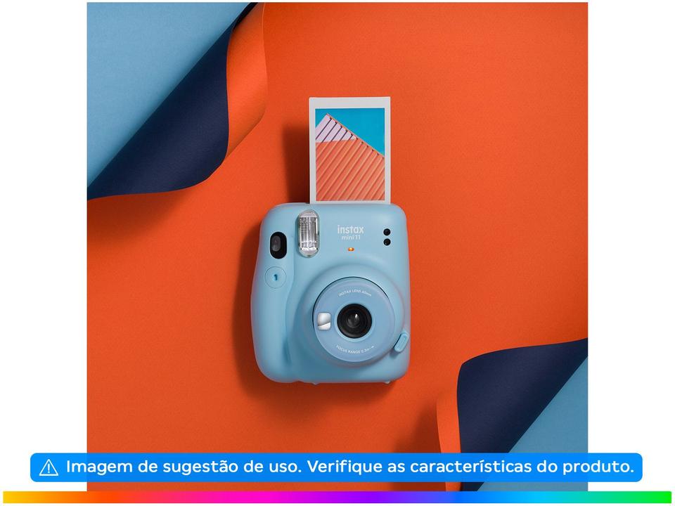 Instax Mini 11 Fujifilm Azul Flash Automático - 11