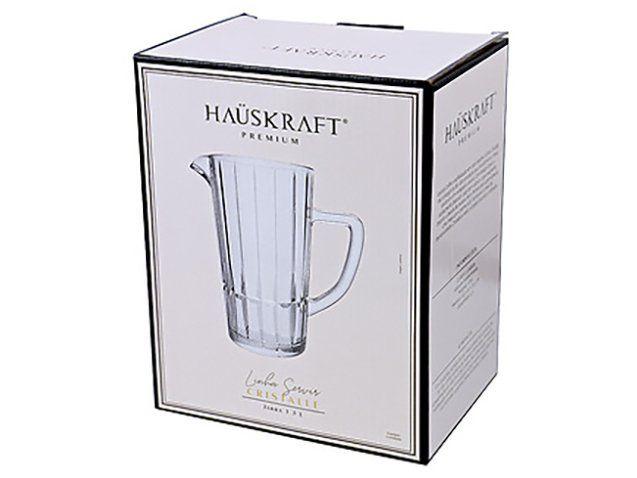 Jarra de Vidro 1,3L Transparente Hauskraft Cristalle - 1