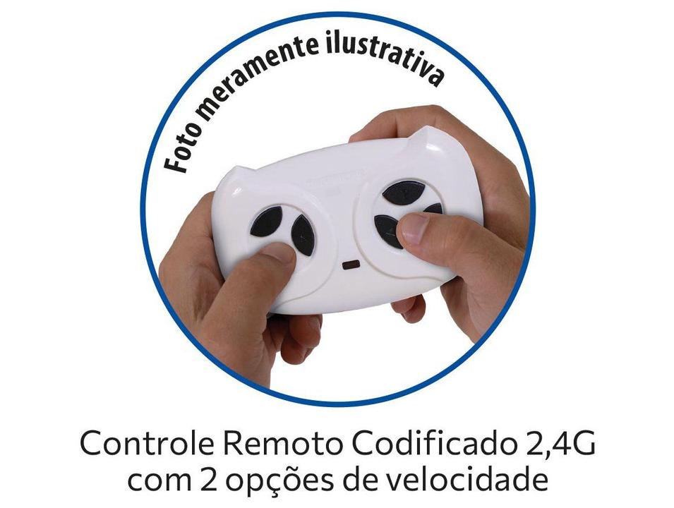 Jeep Elétrico Infantil Branco e Preto Bandeirante - 8