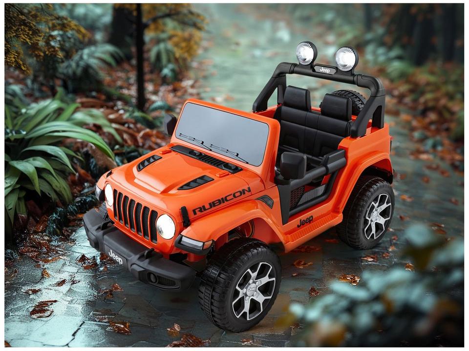 Jeep Elétrico Infantil Laranja Bandeirante - 1