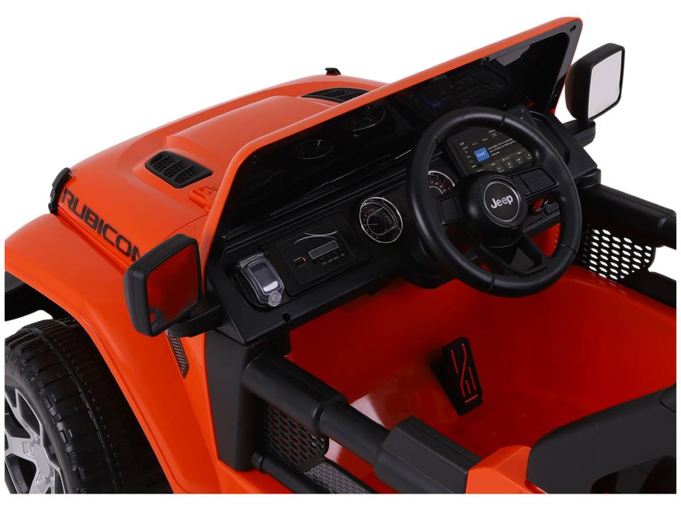 Jeep Elétrico Infantil Laranja Bandeirante - 16