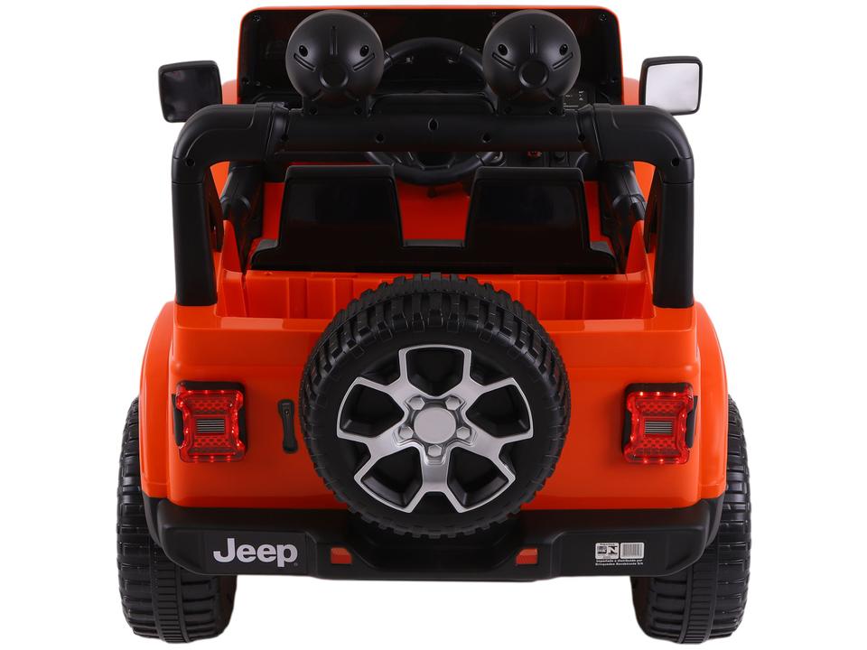 Jeep Elétrico Infantil Laranja Bandeirante - 4