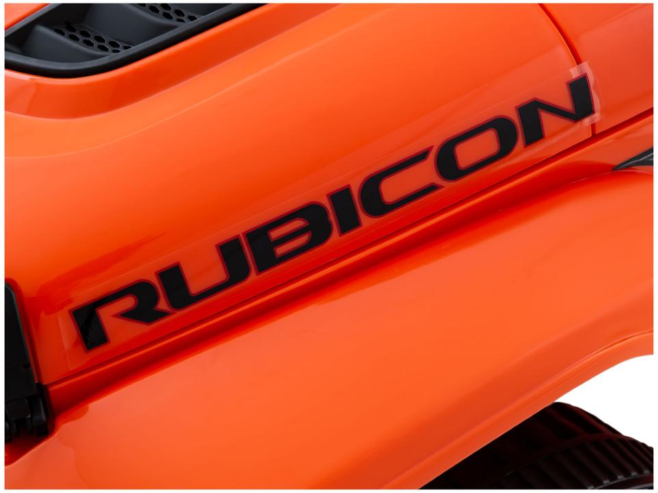 Jeep Elétrico Infantil Laranja Bandeirante - 9