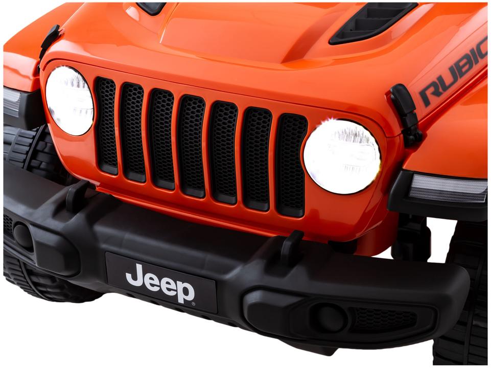 Jeep Elétrico Infantil Laranja Bandeirante - 6