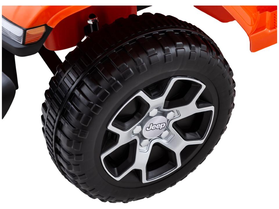 Jeep Elétrico Infantil Laranja Bandeirante - 15