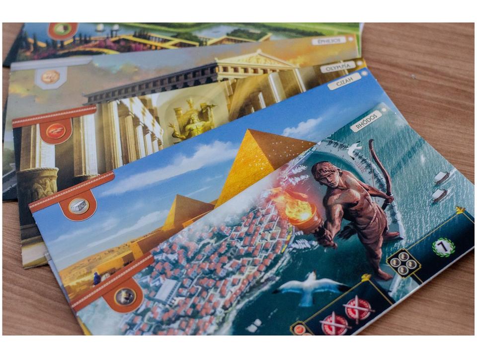 Jogo 7 Wonders: 2ª Edição Tabuleiro Galápagos - 7