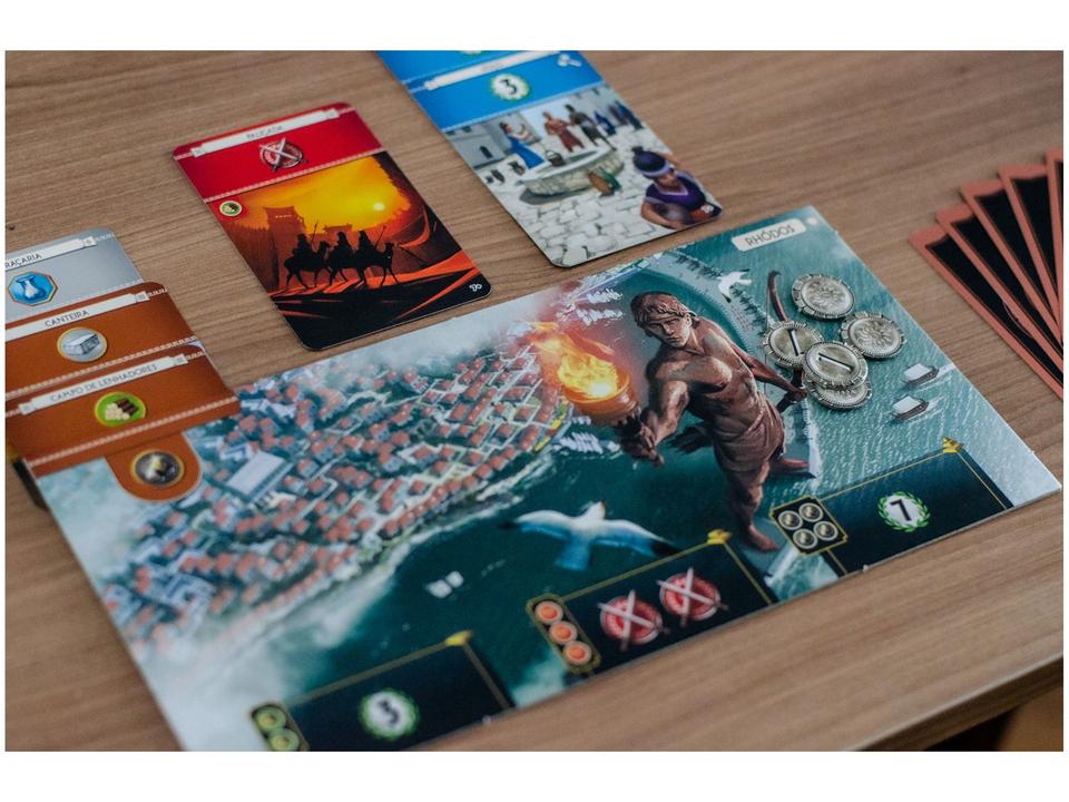 Jogo 7 Wonders: 2ª Edição Tabuleiro Galápagos - 8