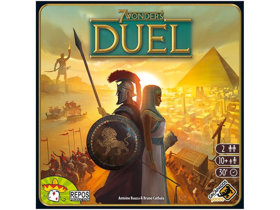 Jogo 7 Wonders Duel Tabuleiro Galápagos - 6