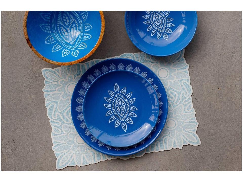 Jogo Americano Mandacaru Martha Medeiros Céu 4 Peças 43x30cm - 4