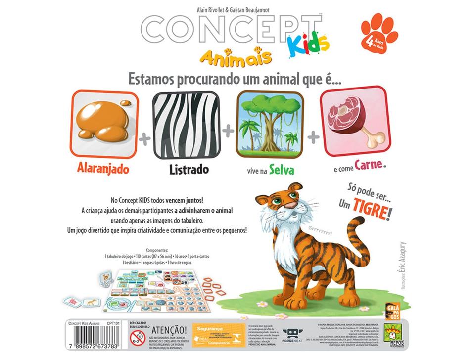 Jogo Animais Concept Kids Galápagos - 5