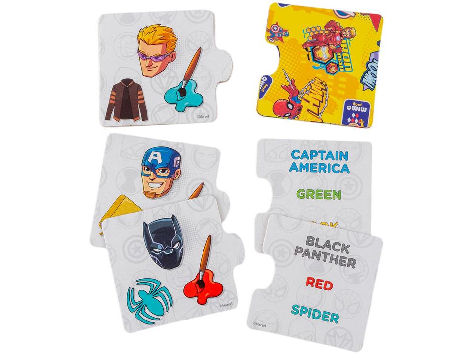Jogo Aprendendo as Palavras em Inglês Marvel - 2