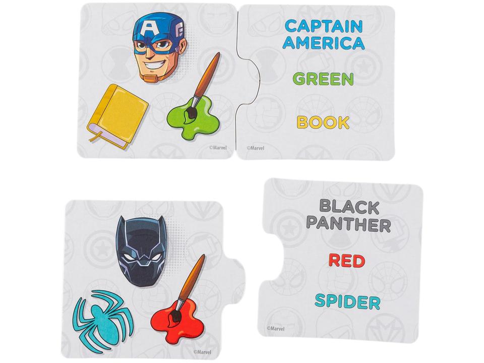 Jogo Aprendendo as Palavras em Inglês Marvel - 3