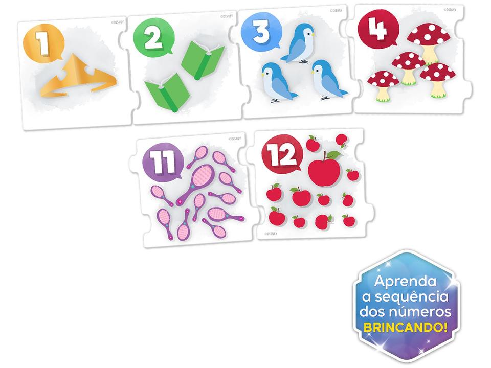 Jogo Aprendendo as Sequências Numéricas - Princesas Disney Mimo Toys - 2