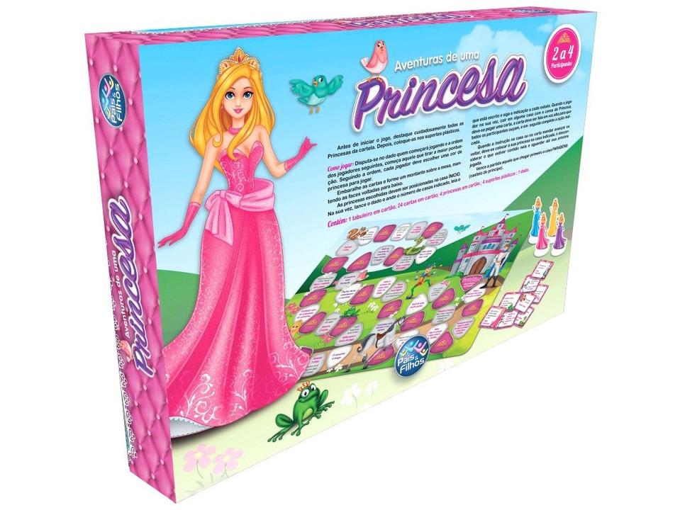 Jogo Aventuras de uma Princesa Top Line Tabuleiro - 5