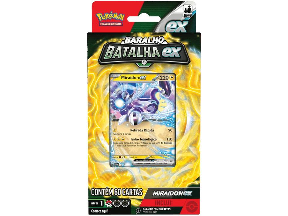 Jogo Baralho Victini e Miraidon Estampas - 2