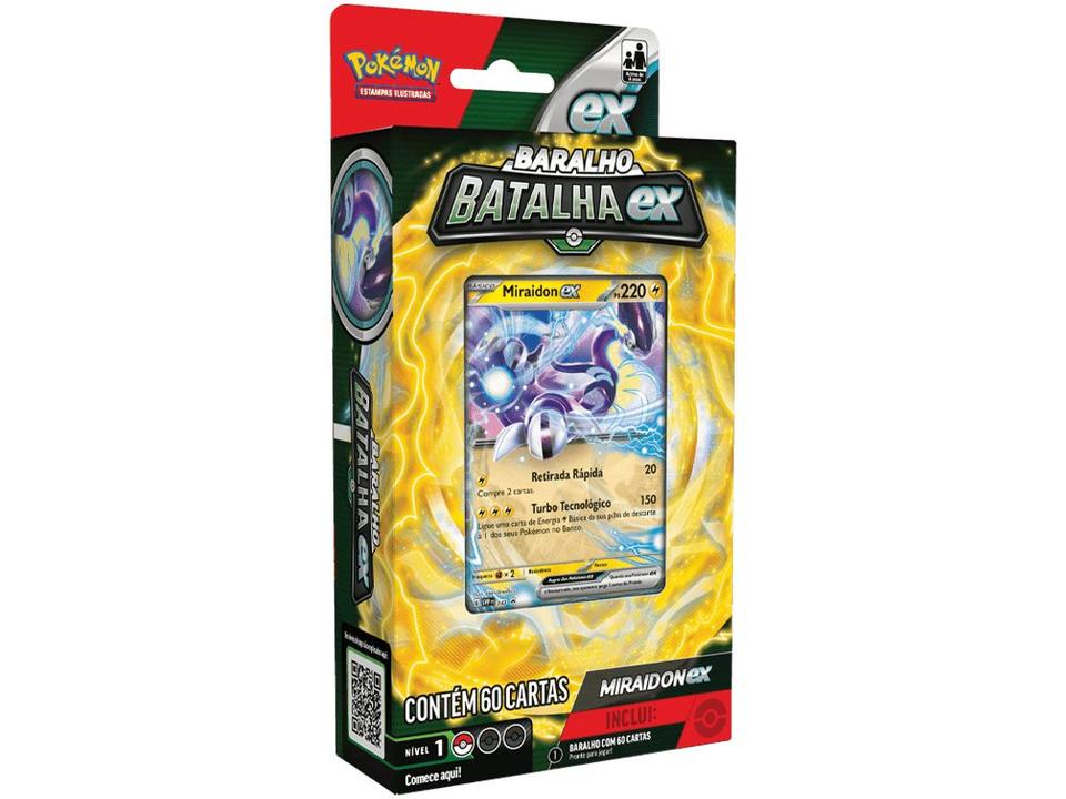 Jogo Baralho Victini e Miraidon Estampas - 6